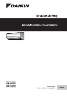 FTXF-C_3PSV520336-9K_Operation manual_Swedish download